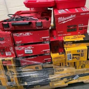 DeWALT and Milwaukee tools pallets